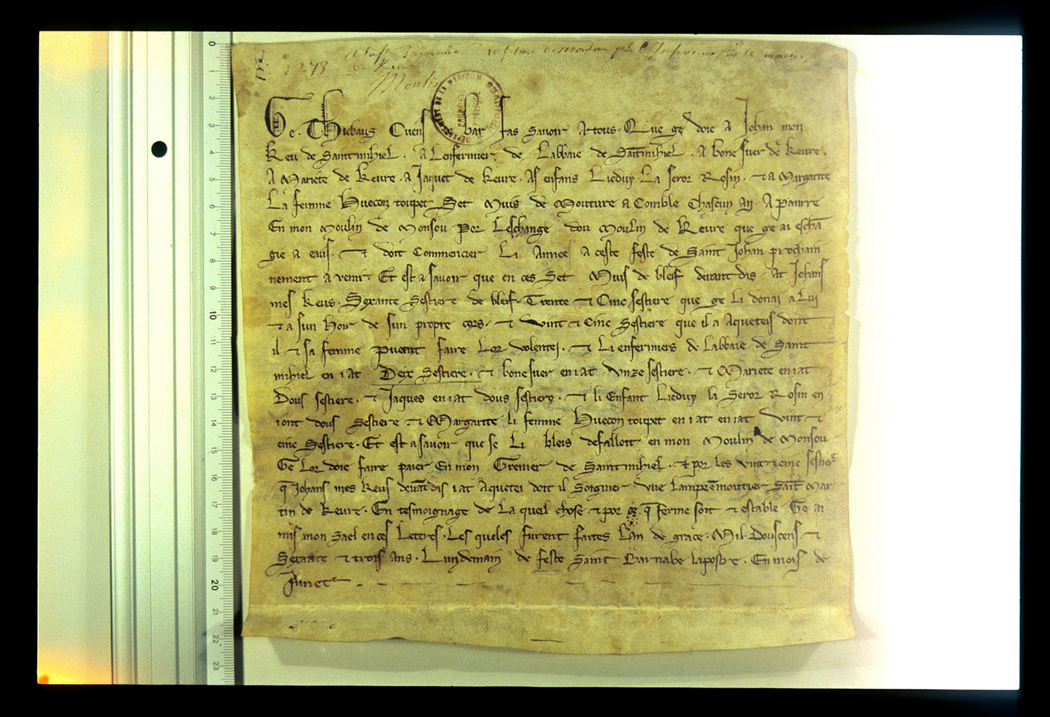 Apostre Les plus anciens documents linguistiques de la France